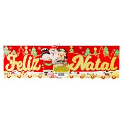 Painel faixa feliz natal 69x20cm           cx:200