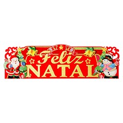 Painel faixa feliz natal 69x20cm           cx:200