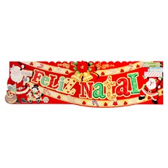 Painel faixa feliz natal 69x20cm           cx:200
