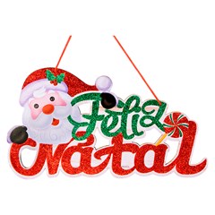 Painel feliz natal 22x40cm             cx:060