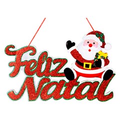 Painel feliz natal 22x40cm             cx:060