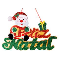 Painel feliz natal 22x40cm             cx:060