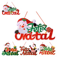 Painel feliz natal 22x40cm             cx:060
