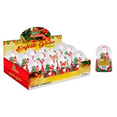Enf globo de vidro resina led 7x5cm      cx:048