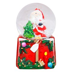 Enf globo de vidro resina led 7x5cm      cx:048