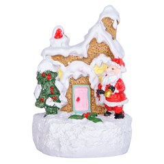 Enf resina casinha c/luz 5x5x7cm           cx:048