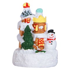 Enf resina casinha c/luz 5x5x7cm           cx:048