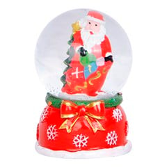 Enf globo de vidro resina 7x4cm               cx:048