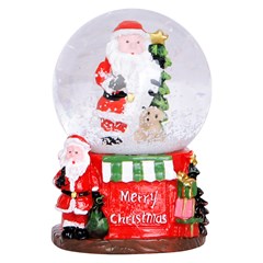 Enf globo de vidro resina 7x4cm             cx:048