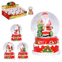Enf globo de vidro resina 7x4cm                cx:096