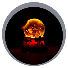 Enf globo de vidro resina touca c/luz 5x9cm           cx:048