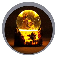 Enf globo de vidro resina presepio led 7x10cm  cx:024