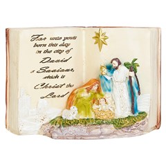 Enf presepio resina color biblia 6x17x11cm           cx:036
