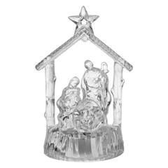 Enf presepio acrilico c/luz 5x7x12cm               cx:024