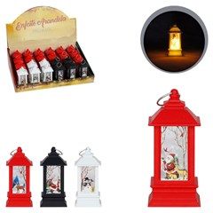 Enf arandela decorada c/luz 4x4x10cm         cx:00144