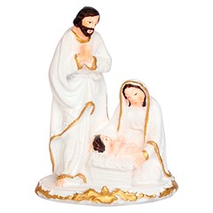 Enf presepio resina branco 5x7x10cm      cx:048