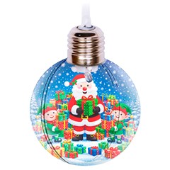 Bola transparente decorada c/led 8cm      cx:048