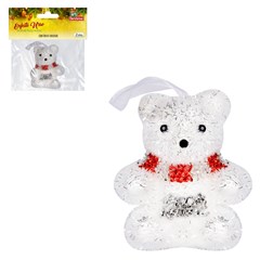Enf urso isopor feliz natal 5x7cm                           cx:120