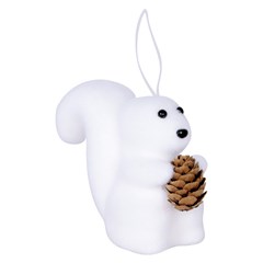 Enf esquilo isopor c/pinha 10cm                   cx:060
