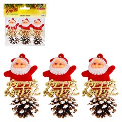 Enf noel na pinha 3pcs 3,5x7     cx:120