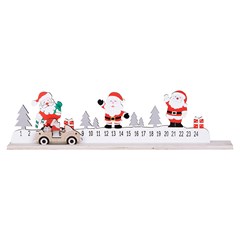 Enf calendario natalino madeira carro 40cm                   cx:060