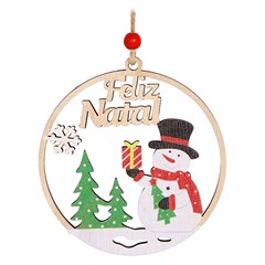 Enf placa madeira feliz natal 10cm                       cx:120