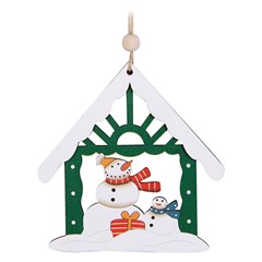 Enf placa madeira boneco na casinha 10cm                        cx:120