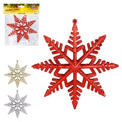 Enf estrela glitter 15cm                    cx:048