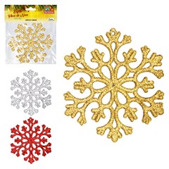 Enf floco de neve glitter 11cm    cx:120