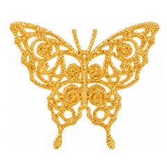 Enf borboleta glitter 11cm                cx:240