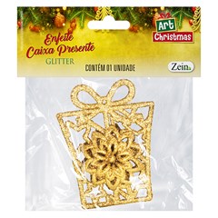Enf caixa presente glitter 10cm             cx:120