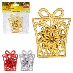 Enf caixa presente glitter 10cm             cx:120