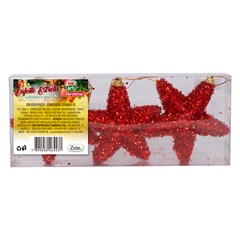 Enf estrela glitter flocado 10cm 3pcs                    cx:036