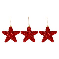 Enf estrela glitter flocado 10cm 3pcs                    cx:036