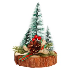 Enf arvore decorada 10x15cm                     cx:048