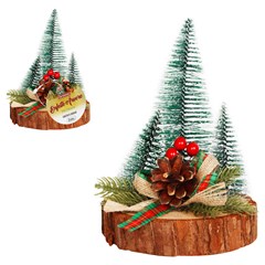 Enf arvore decorada 10x15cm                     cx:048