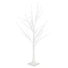 Arvore iluminada 48led bco quente 100cm 220v 8f  cx:012