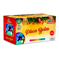 Pisca bolas 30led color 7m 230v 8f