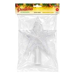 Ponteira iluminada 10led 17x14cm bco quente 220v cx:024