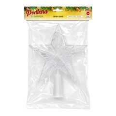 Ponteira iluminada 20led 21x23cm bco frio 220v    cx:024