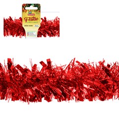 Festao corte largo 11cmx2m vermelho          cx:050
