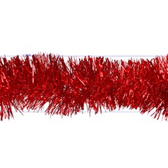 Festao metalizado com brilho 11cmx2m vermelh cx:050