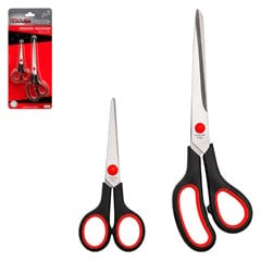 Tesoura black red kit 2 pecas                cx:072