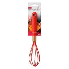 Batedor de claras verm cb mad e silicone     cx:048