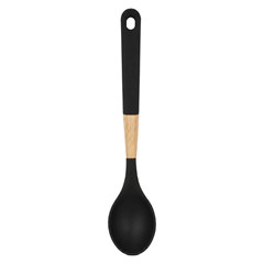 Colher preta cb mad e silicone               cx:048