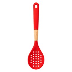 Escumadeira verm cb mad e silicone           cx:048