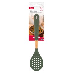 Escumadeira verde cb mad e silicone