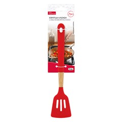 Espatula vazada verm cb mad e silicone       cx:00048