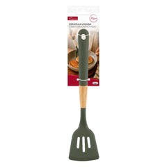 Espatula vazada verde cb mad e silicone