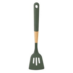 Espatula vazada verde cb mad e silicone